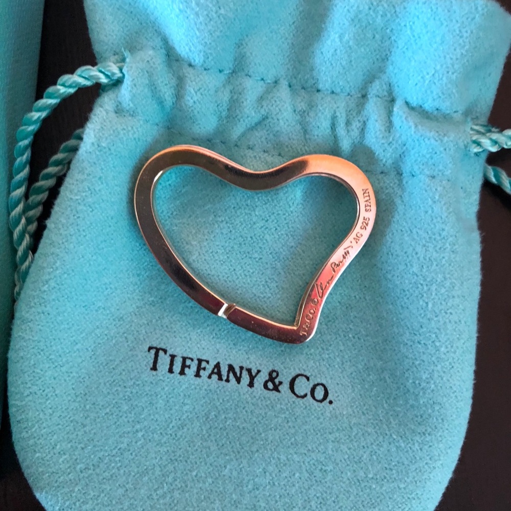 Tiffany and Co. Sterling Silver Open Key Ring